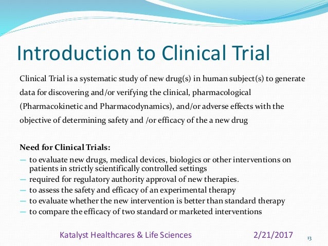 An Introduction to Clinical Research